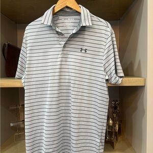 Under Armour Men's Polo with Black Stripes